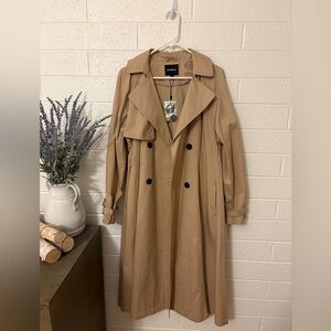 Express Classic Tan Trench Coat